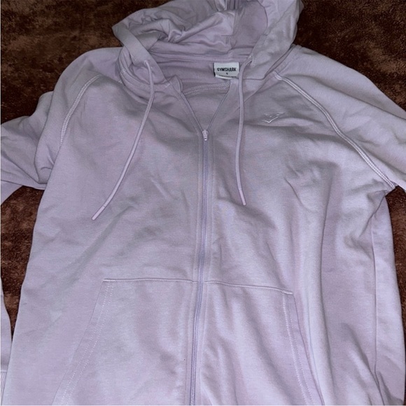 Gymshark Lilac purple zip up hoodie - Picture 4 of 7